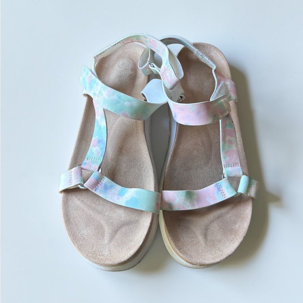 Pastel Tie-Dye Strap‎ Sandals